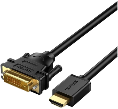 Kabel Ugreen HDMI - DVI 3 m Black (6957303811366)