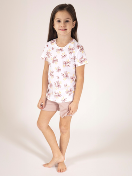 Дитяча літня піжама для дівчинки Nicol 203037 104 см Різнокольорова (5905601024347)