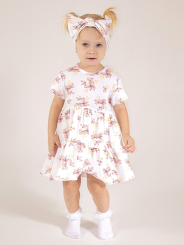 Дитяче боді-плаття для новонароджених для дівчинки Nicol 203159 56 см Різнокольорове (5905601025313)