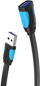 Przedłużacz Vention USB Type-A - USB Type-A 3 m Black (VAS-A13-B300)