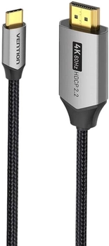 Кабель Vention USB Type-C - HDMI 1 м Black (6922794765146)