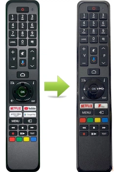 Пульт для телевизора TOSHIBA CT-8563 (с микрофоном) Черный [DIST-5323]