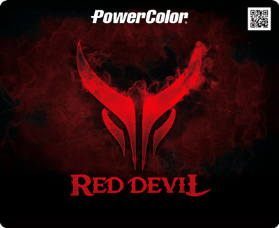 Ігрова поверхня Powercolor Red Devil Medium Mousepad (695-G000000531)