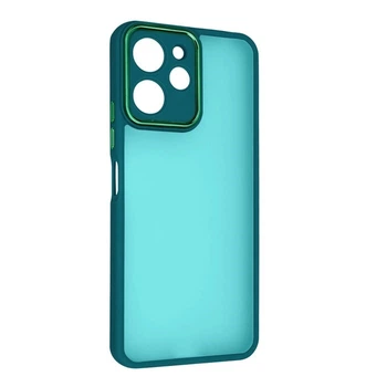 Чохол Fiji Lens для Xiaomi Poco X5 Pro 5G матовий бампер із захистом блоку камер Dark Green