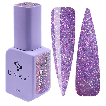 Гель-лак DNKa Color Spalah №103 фіолетовий з шимером, 12 мл