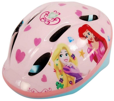 Велосипедний шолом Volare Disney Princess 52-56 см Рожевий (8715347010279)
