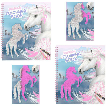 Книжка-розмальовка Depesche Miss Melody Colouring Book With Reversible Sequins (4010070666934)