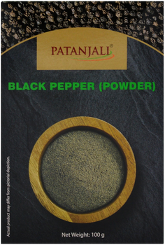 Черный перец Patanjali молотый 100 г (AXH2300003)