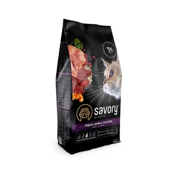 Сухий корм Savory Adult Cat Steril Fresh Lamb & Chicken 2 кг (1111163004)