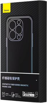 Панель + скло Baseus Synthetic Fiber Series with Cleaning Kit для Apple iPhone 14 Pro Black (ARQW000101)