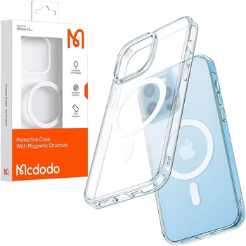 Etui Mcdodo PC-1660 MagSafe do Apple iPhone 13 Pro Transparent (PC-1660)