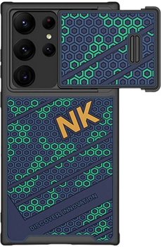 Панель Nillkin Striker для Samsung Galaxy S23 Ultra Blue/Green (6902048258846)