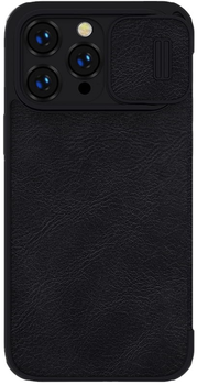 Etui z klapką Nillkin Qin Pro Leather Case do Apple iPhone 14 Pro Black (6902048249073)