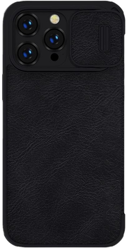 Etui z klapką Nillkin Qin Pro Leather Case do Apple iPhone 14 Pro Max Black (6902048249011)