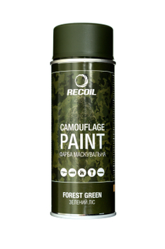 Краска маскировочная аэрозольная RecOil (Зеленый лес)