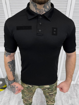 Тактическая футболка polo black XS