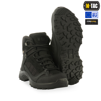 M-Tac черевики тактичні демісезонні Black 37