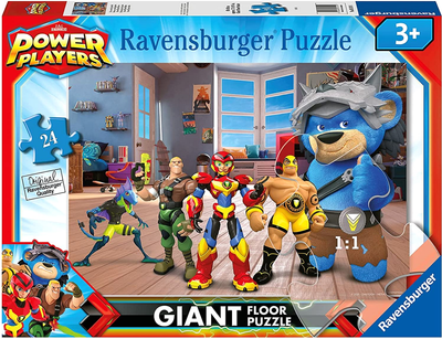 Puzzle podłogowe Ravensburger Power Players Giant 24 elementy (4005556031191)