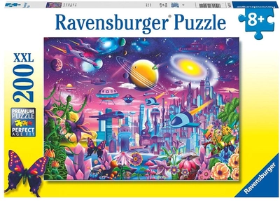 Puzzle Ravensburger Kosmiczne miasto 200 elementów (4005556132911)