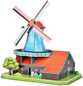 3D Пазл Dante Голландський вітряк 71 елемент (6944588202194)