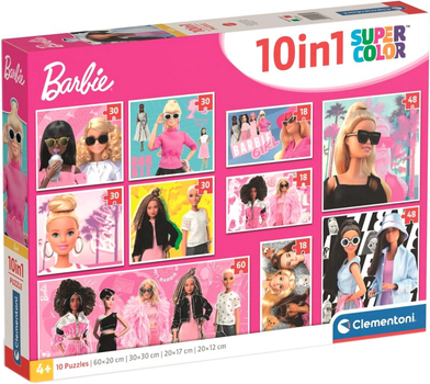 Пазл Clementoni Barbie 10 в 1 (8005125202829)