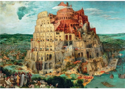 Puzzle Clementoni Muzeum Bruegel Wieża Babel 1500 elementów (8005125316915)