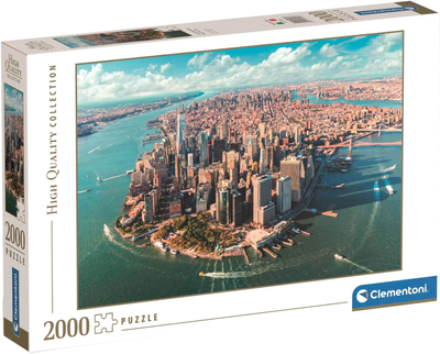 Пазл Clementoni Lower Manhattan New York City 2000 елементів (8005125320806)