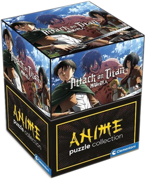 Puzzle Clementoni Cubes Anime 35139 Attack On Titans 500 elementów (8005125351398)