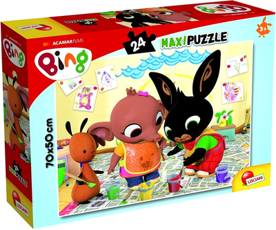 Puzzle Lisciani Maxi Bing Art Attack! 24 elementy (8008324081202)