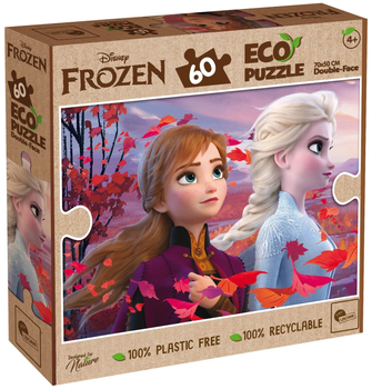 Puzzle dwustronne eko Lisciani Frozen 60 elementów (8008324091881)