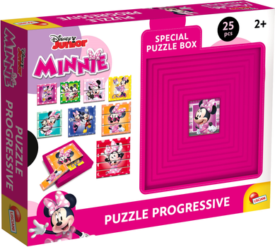 Zestaw puzzle Lisciani Minnie Mouse 8 sztuk (8008324097791)