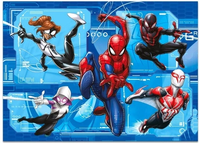Puzzle dwustronne Lisciani Maxi Floor Marvel Spiderman 4 x 48 elementy (8008324100385)