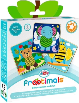 Puzzle drewniane Kids Euroswan mini Frootimals (8435507867634)