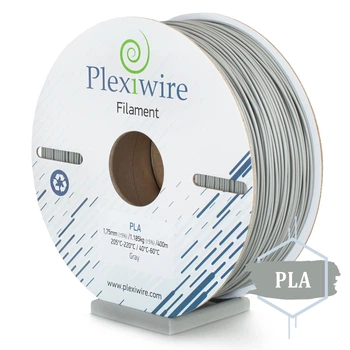 PLA пластик Plexiwire для 3D принтера 1.75мм сірий (400м/1.185кг)