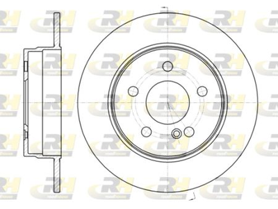 Тормозной диск RH 61069.00