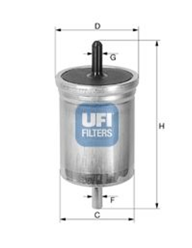 Топливный фильтр UFI 31.514.00