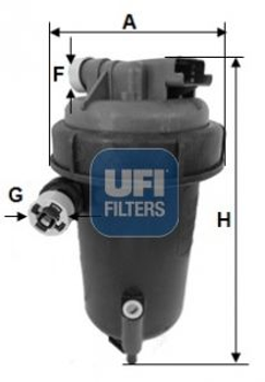 Топливный фильтр UFI 55.148.00