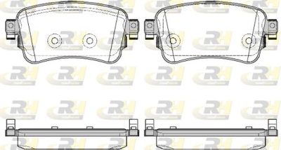 Колодки тормозные дисковые, к-кт. RoadHouse 21720.00