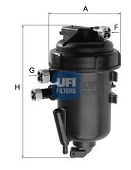 Топливный фильтр UFI 55.178.00