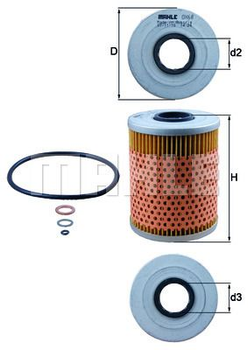 Масляный фильтр Knecht OX68D