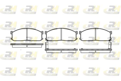 Колодки тормозные дисковые, к-кт. RoadHouse 2244.02