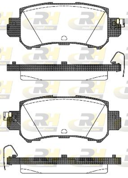 Колодки тормозные дисковые, к-кт. RoadHouse 21507.00