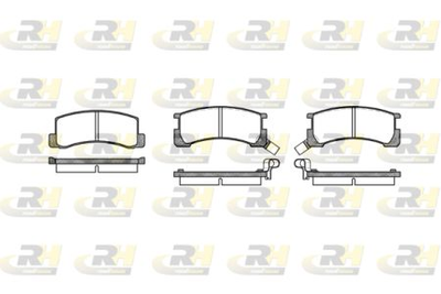 Колодки дискові гальмові, к-кт. RoadHouse 2185.02