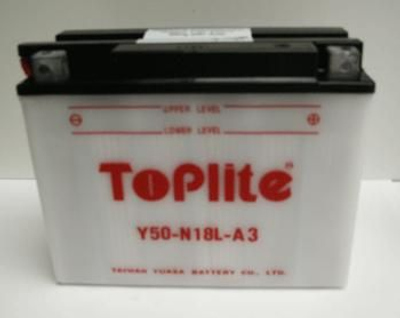 12V,20Ah,д. 206, ш. 92, в.160, объем 1,47 , вес 4,27 кг,без электролита TOPLITE Y50-N18L-A3