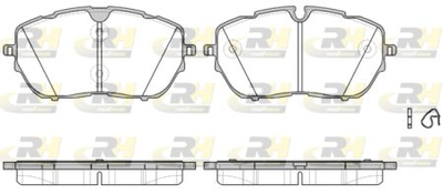 Колодки тормозные дисковые, к-кт. RoadHouse 21654.00