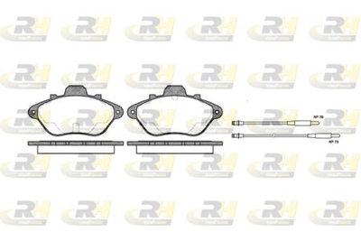 Колодки тормозные дисковые, к-кт. RoadHouse 2310.04