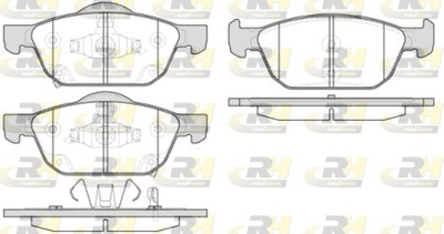 Колодки тормозные дисковые, к-кт. RoadHouse 21552.02
