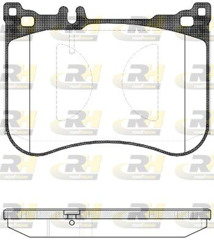 Колодки дискові гальмові, к-кт. RoadHouse 21534.00