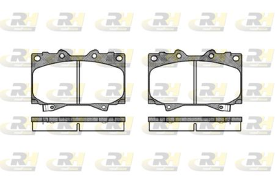 Колодки тормозные дисковые, к-кт. RoadHouse 2707.04