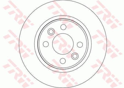 Диски гальмівні TRW TRW DF4381